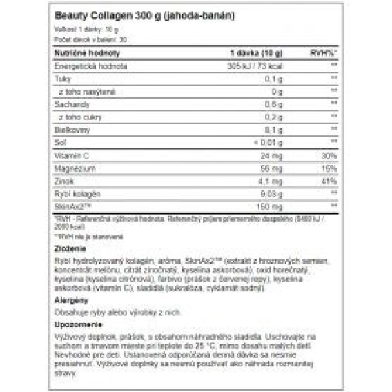 Weider Beauty Collagen strawberry-banana 300 g Weider